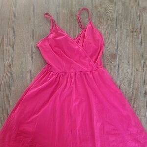 Vibrant Pink Sleeveless Dress